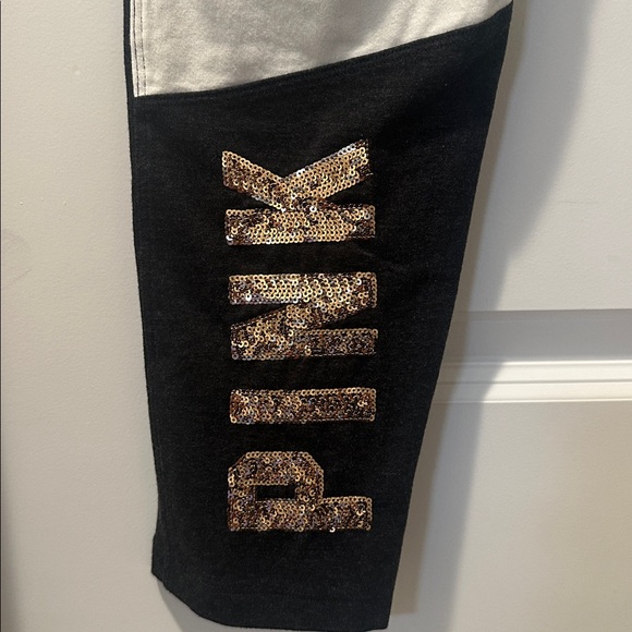 Victoria's Secret Kids Black Leggings with White Detail - Picture 4 of 4